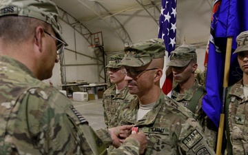 Change of command at Camp Leatherneck