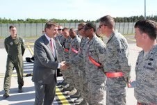 Estonian prime minister visits Saber Strike 2012