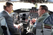 Estonian prime minister visits Saber strike 2012 at Amari Air Base