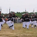 Silent Drill Platoon performs during Marine Week Cleveland