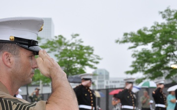 Relief of the Honor Guard during Marine Week Cleveland