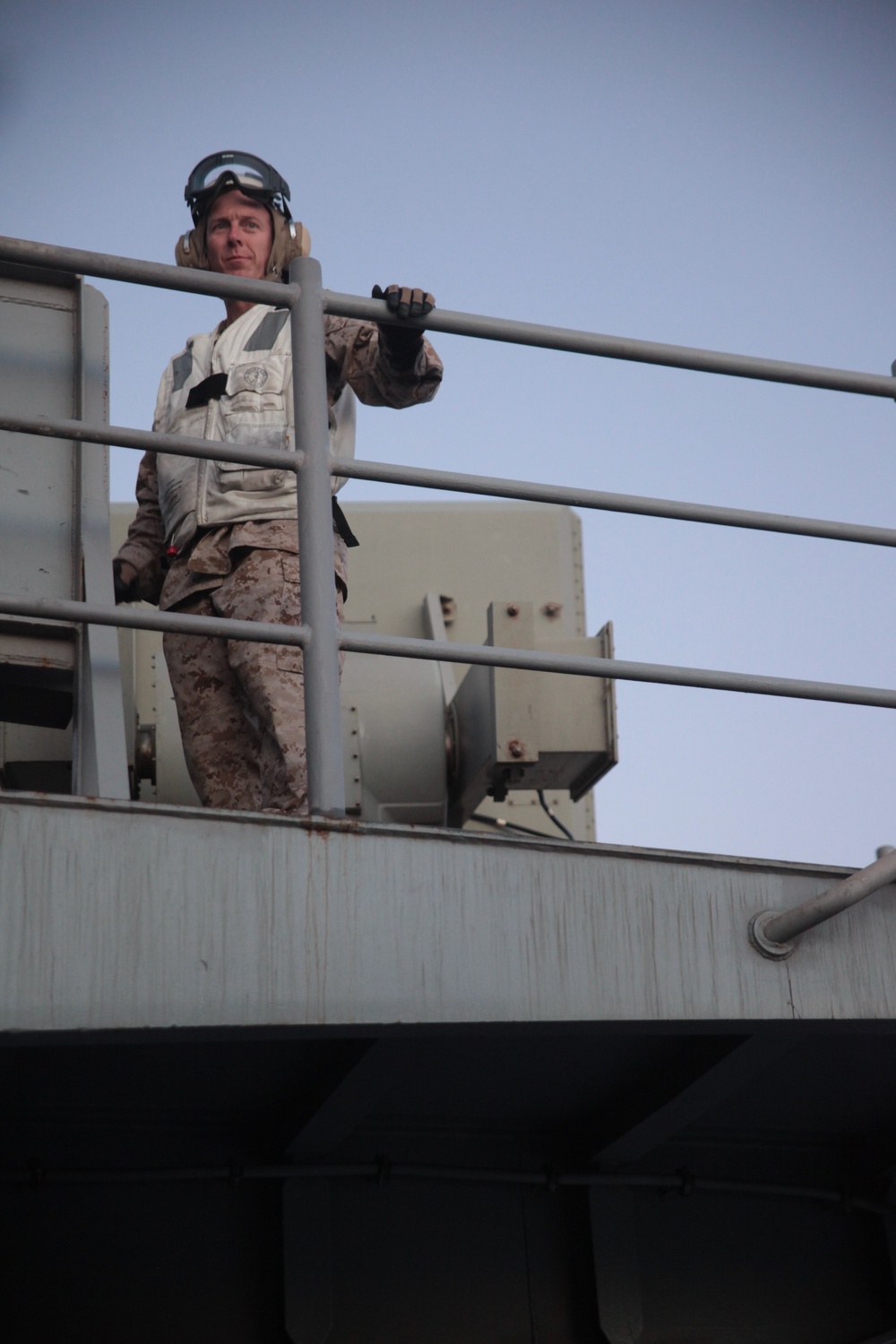 Marines aboard USS Makin Island