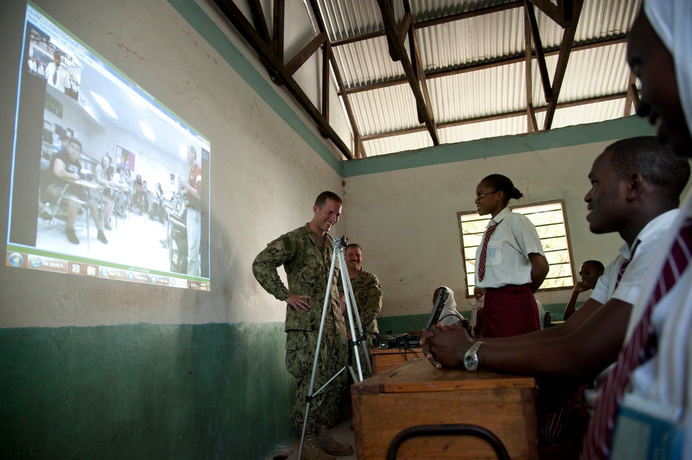 MCAT 112 connects two continents