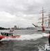 Coast Guard Cutter Eagle departs Baltimore Harbor during OpSail 2012