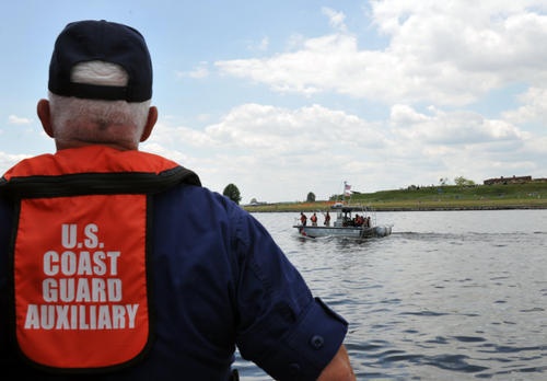 Coast Guard Auxiliary provides security during OpSail 2012 in Baltimore