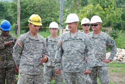 MOARNG TAG, leadership visit Honduras for exercise