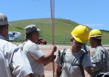 Soldiers improve Custer State Park Buffalo Roundup corral