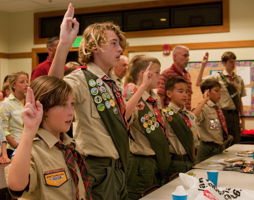 Boy Scouts awarded for merit, volunteering