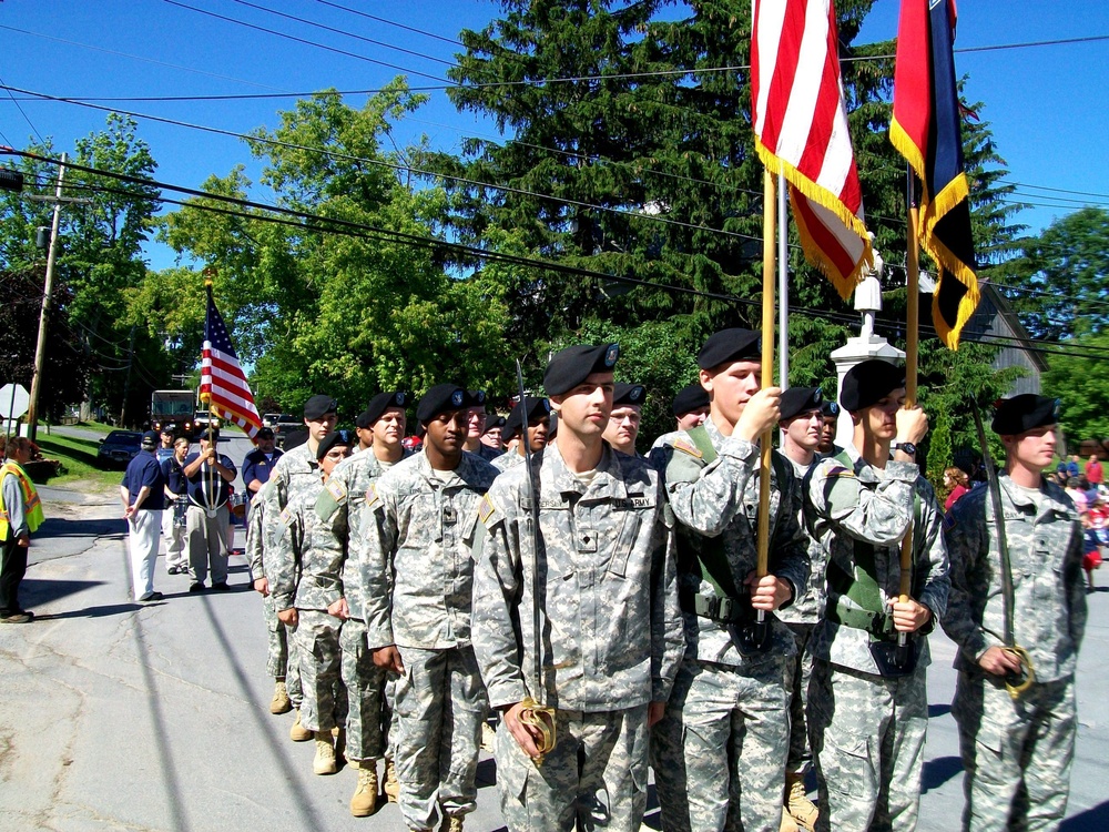 Fort Drum soldiers help support local Flag Day celebrations