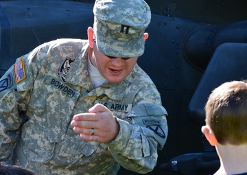 Fort Drum soldiers help support local Flag Day celebrations