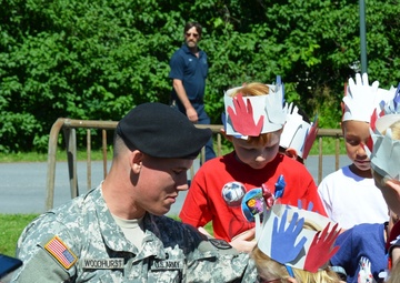 Fort Drum soldiers help support local Flag Day celebrations