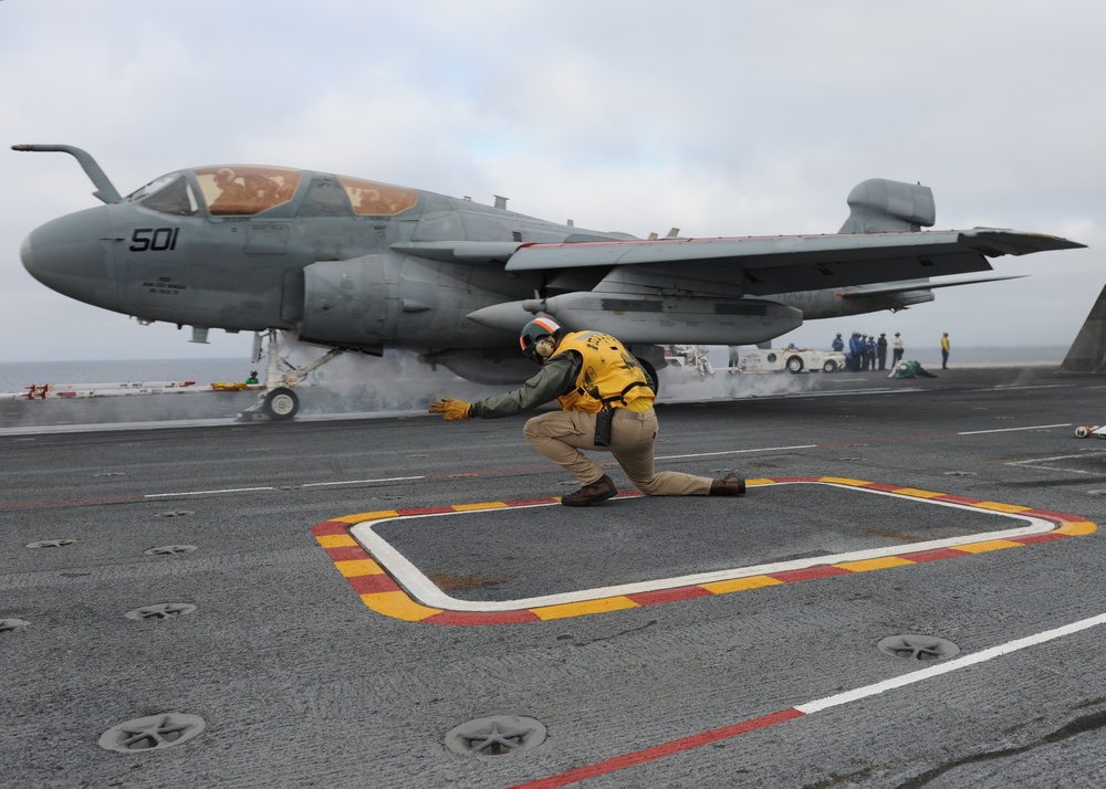 Launching off the flight deck