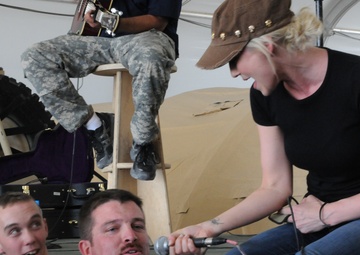 Kellie Pickler Tour Afghanistan 2012