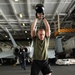 Sailor performs physical training