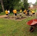 Sailors build garden during Baltimore Navy Week
