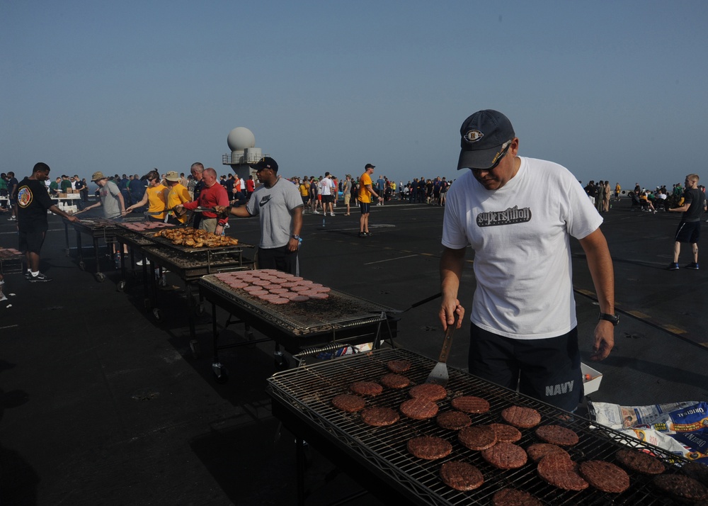 USS Enterprise steel beach picnic