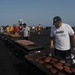 USS Enterprise steel beach picnic