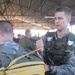 Spanish and American Airborne jump