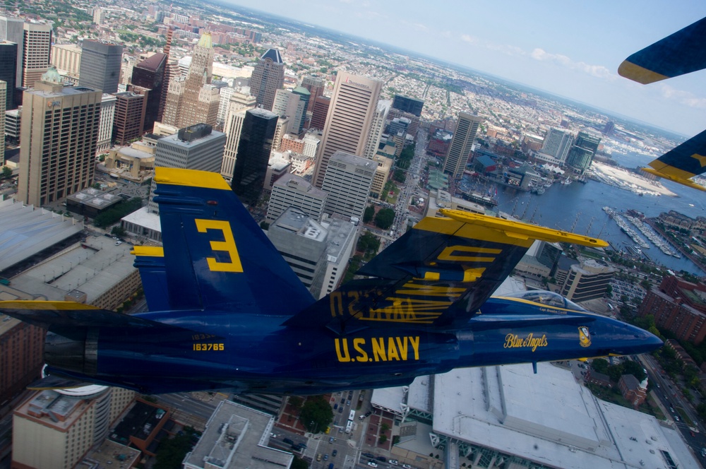 Blue Angels at Baltimore Fleet Week 2012