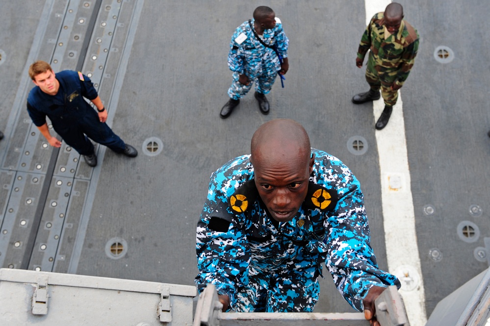 Boarding team training