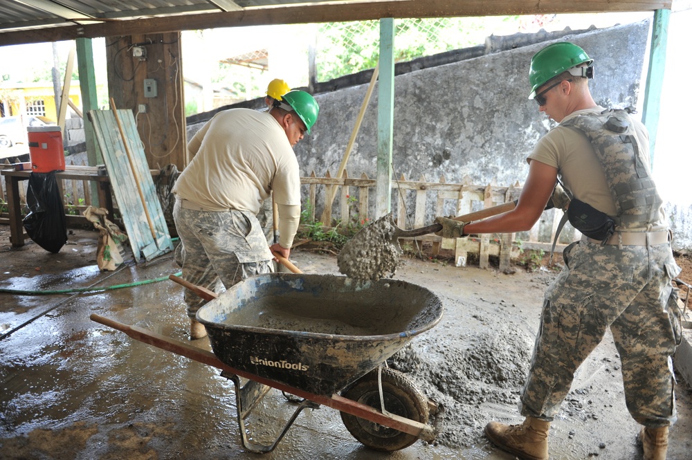 Operational Army Reserve in action