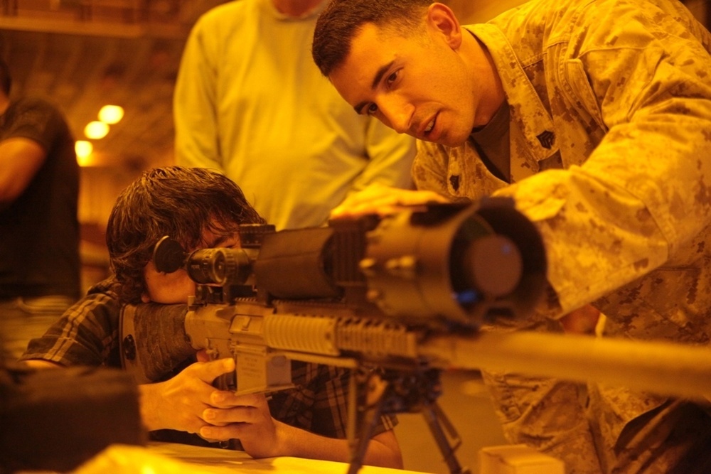 Marines aboard USS Makin Island