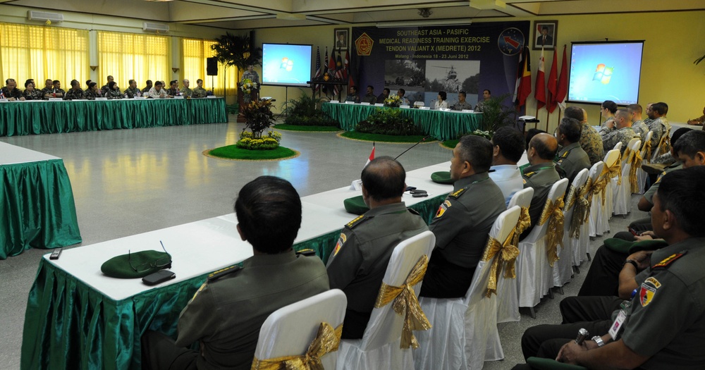 Opening ceremony for Exercise Tendon Valiant 2012 held in Indonesia