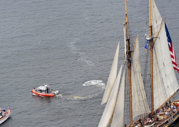 Coast Guard escorts tall ships during OpSail 2012 in Baltimore