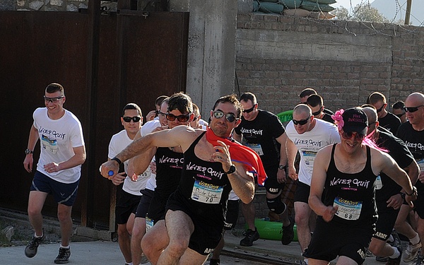 FOB Wright shows ‘Never Quit’ spirit during 5k run