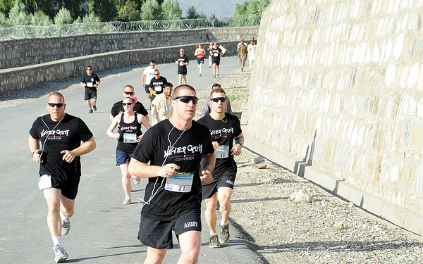 FOB Wright shows ‘Never Quit’ spirit during 5K run