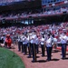 100th Army Band plays at Cincinnati Reds game on Flag Day