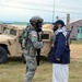 Soldiers react to simulated chemical attack