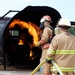 Soldiers react to simulated airfield fire