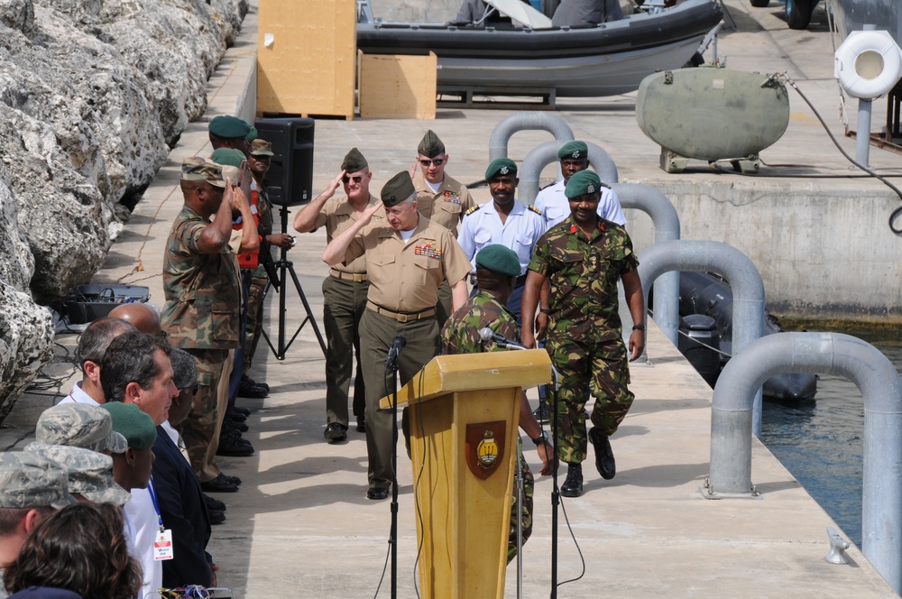 Tradewinds senior leadership dedicate small-craft pier