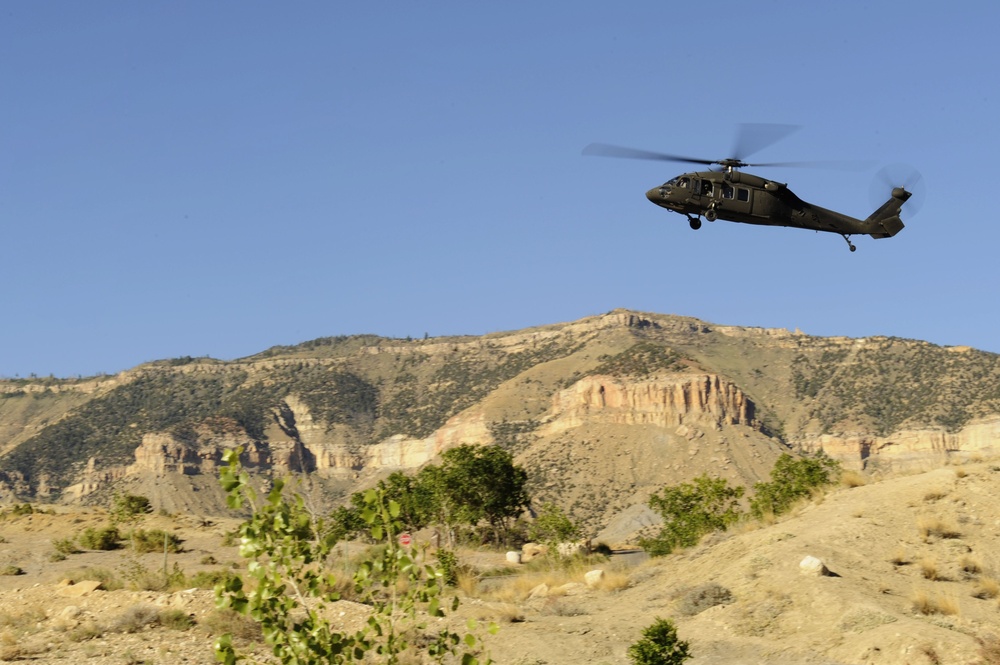 Utah Army National Guard 2nd Battalion, 211th General Support Aviation annual  field training exercise