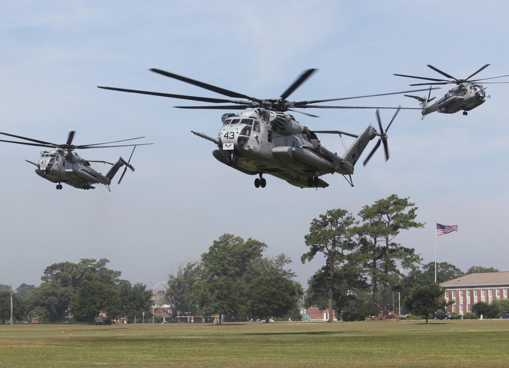 Camp Lejeune Marines utilize air support during Exercise Mailed Fist