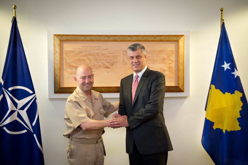 Supreme Allied Commander Europe meets with Kosovo Prime Minister