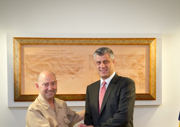 Supreme Allied Commander Europe meets with Kosovo Prime Minister