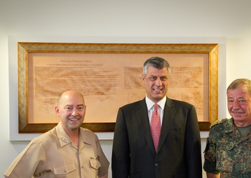 Supreme Allied Commander Europe and COMKFOR meet with Kosovo Prime Minister