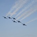 US Navy Blue Angels enter Baltimore Harbor