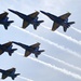 US Navy Blue Angels enter Baltimore Harbor