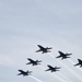 US Navy Blue Angels enter Baltimore Harbor