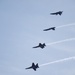 US Navy Blue Angels enter Baltimore Harbor