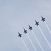 US Navy Blue Angels enter Baltimore Harbor