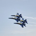 US Navy Blue Angels enter Baltimore Harbor