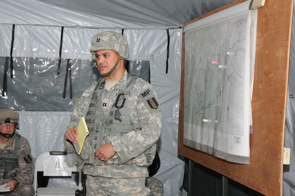 382nd Military Police Battalion coordinates joint-operation training