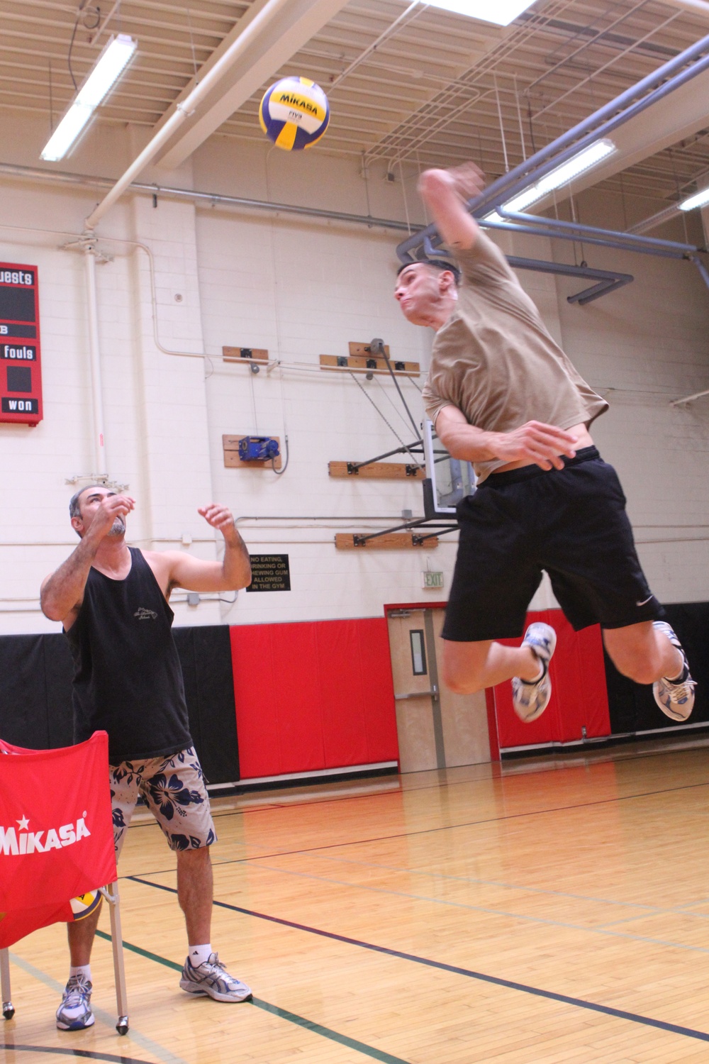 Ready to ace the competition: All Marine Volleyball team trains at Miramar