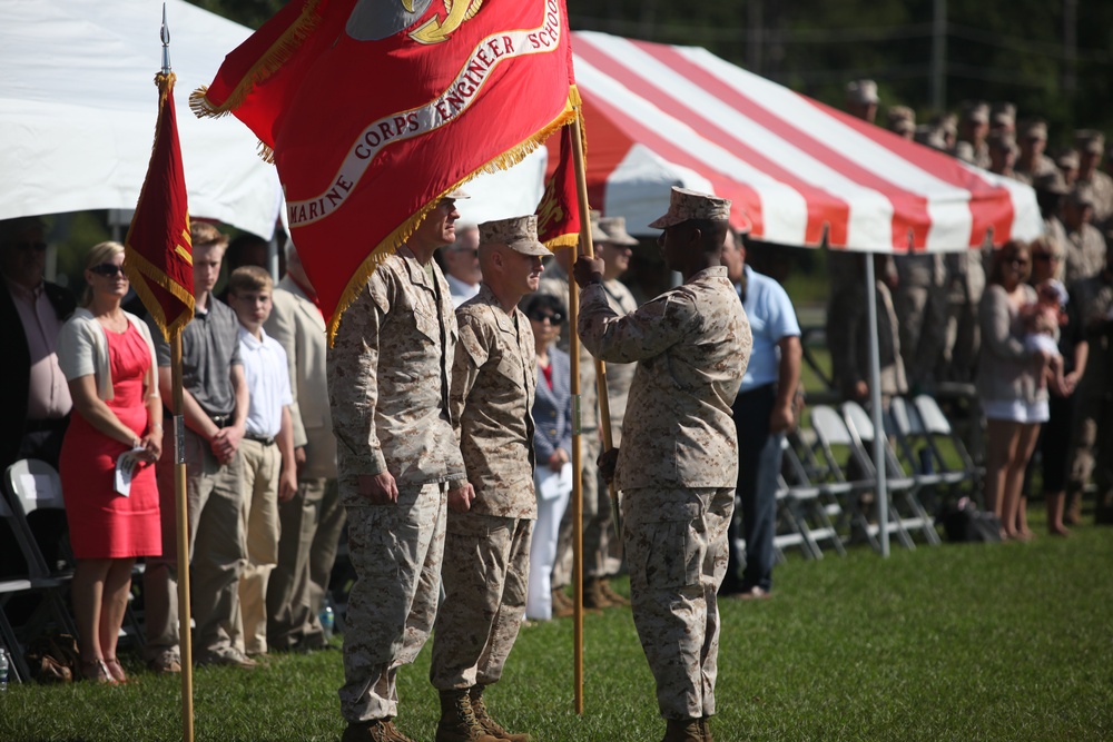 Marine Corps Engineer School welcomes new commanding officer