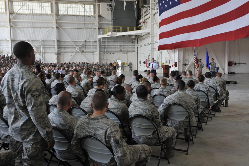 Chief of staff of the Air Force visits Little Rock Air Force Base
