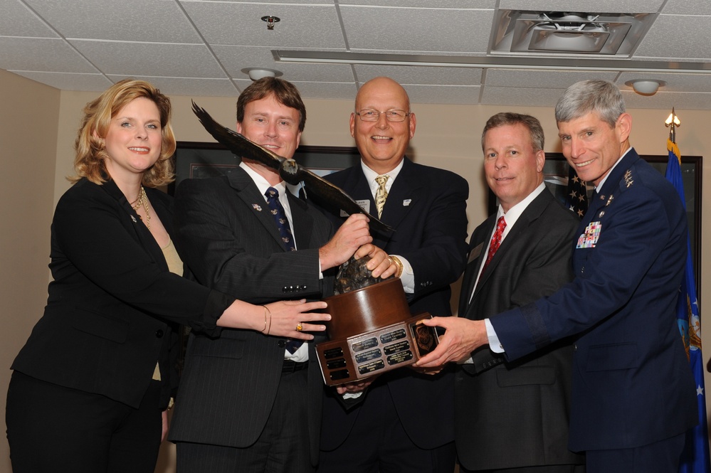 Chief of staff of the Air Force visits Little Rock Air Force Base